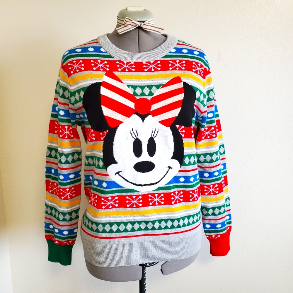 Limited Edition NWT Disney Minnie Mouse Christmas Sweater, M